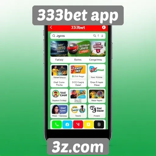 Opcões de jogos disponíveis no 333bet app