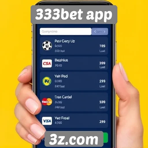 Opções de pagamento disponíveis no 333bet app